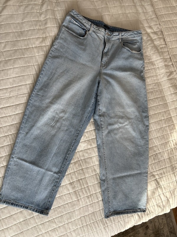 Wild Fable Wide Leg Jeans Light Wash Denim High Rise Women’s Size 18/34R