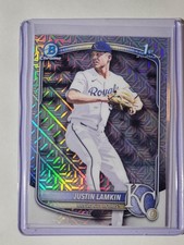 Justin Lamkin 2025 Bowman Draft #BDC-62 1st Mojo Mega Box Refractor Royals 📈📈