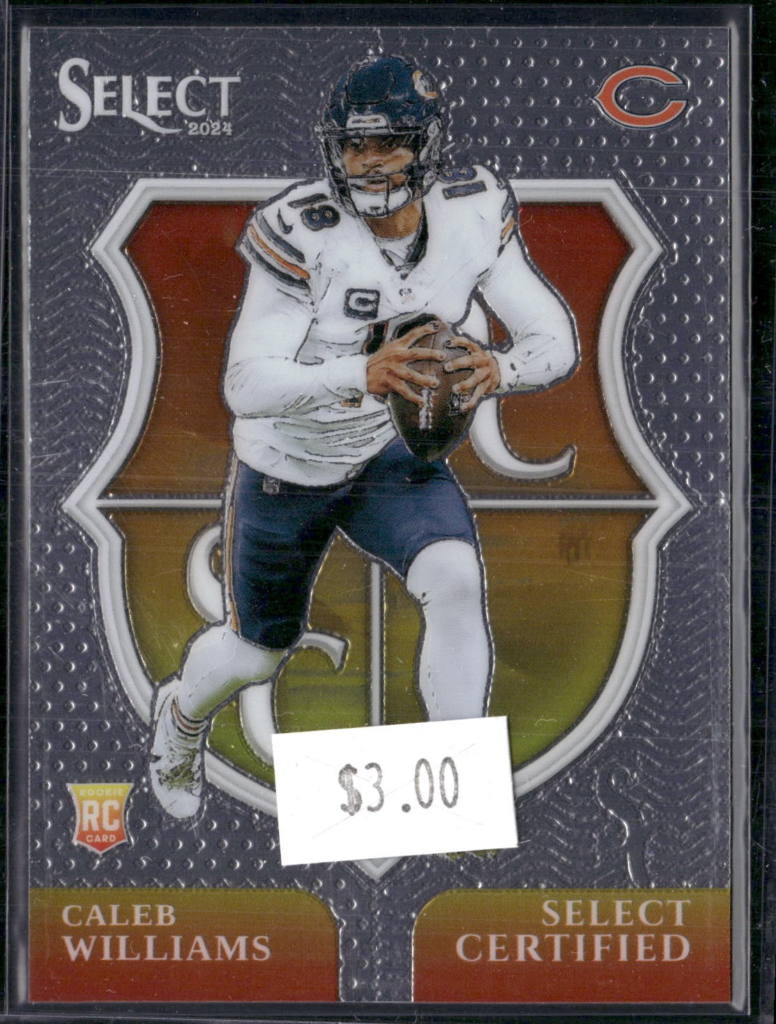 2024 Panini Select #1 Caleb Williams Select Certified Rookies