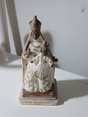 Statuina Madonna Santissima Incoronata Foggia Cm11 - Foto 2 di 3