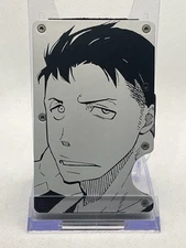 Akitaru Obi Metal Minimalist Wallet Card Case From Fire Force Anime