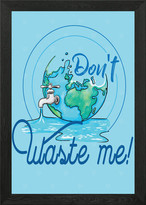 Dont Waste Me Framed Wall Art Poster Canvas Print Picture