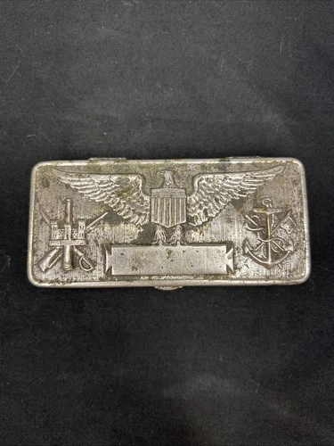 Military Vintage WW1 Shaving Kit with Eagle Shield