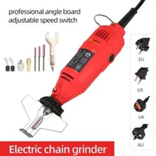Electric Chainsaw Sharpening Set Grinder Chain Saw Chain Handheld Electric File