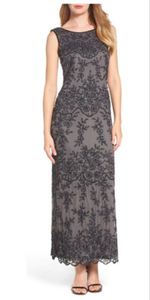 nordstrom embellished mesh gown