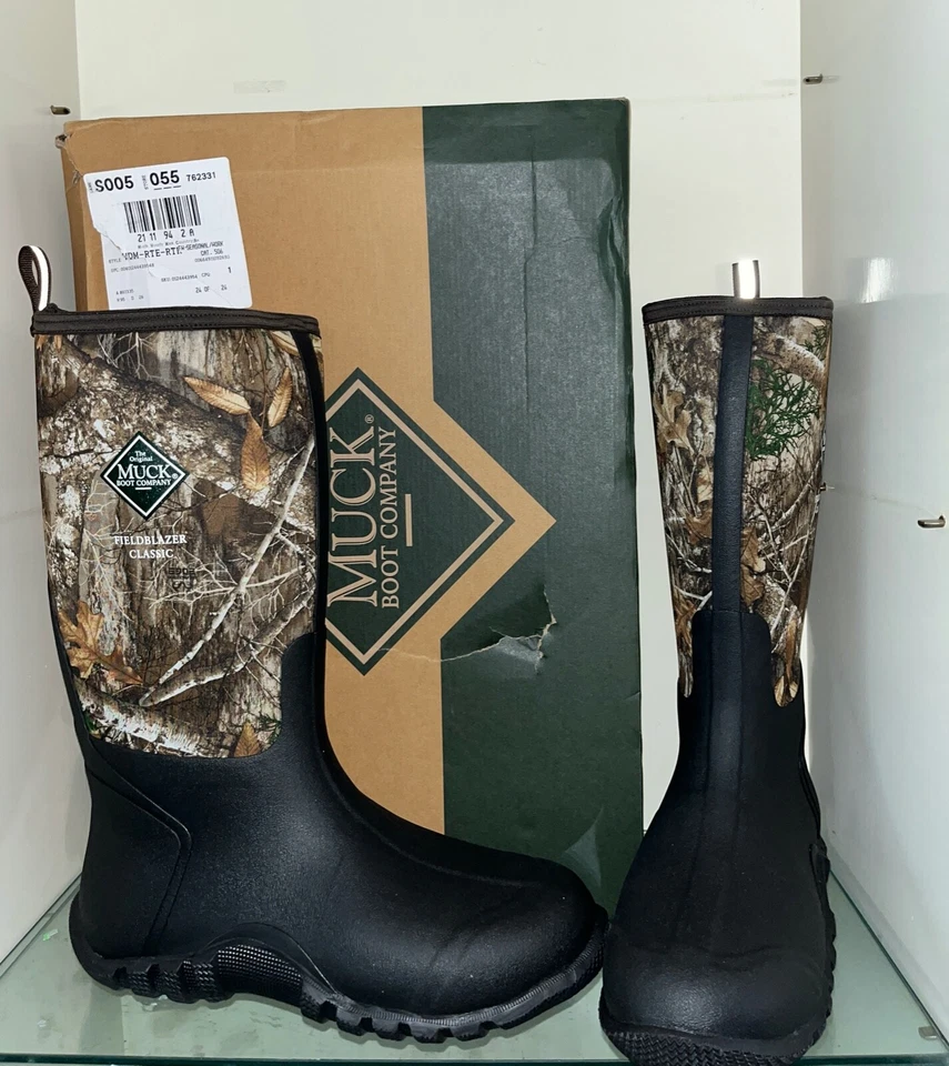 Muck Boot Men's Fieldblazer Classic Realtree Edge Hunting Boots Size 14 NIB - Image 2 of 3