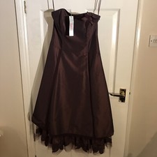 BNWT PER UNA DAMSON FLOATY EMBELLISHED UNDER PETTICOAT PROM DRESS SIZE 8 RRP £89