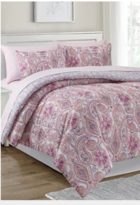 Springmaid Watercolor Paisley King comforter set