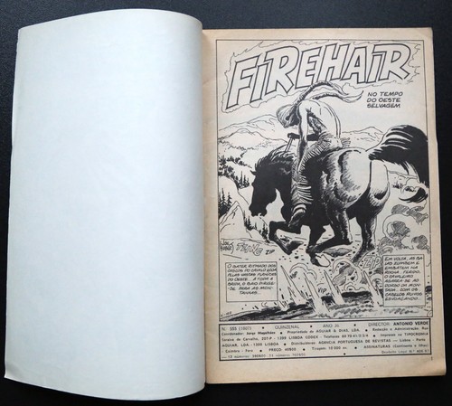 Cómics portugueses Mundo Aventuras #555 - Firehair - 1985 - Imagen 2 de 5