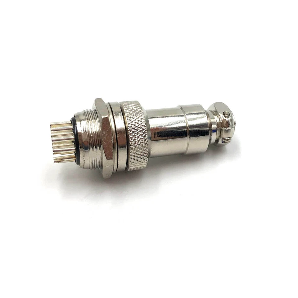 GX20-14 Pin Plug and Socket 20mm Screw Type Panel Connector Aviation - Image 4 of 4