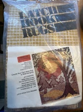 VINTAGE 1977 Sealed Yarn Kits Inc 18" x 24" Latch Hook Rugs #9514 SUNRISE~NOS**