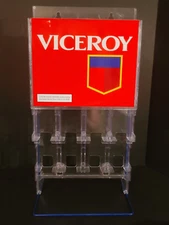 Viceroy Cigarettes Store Counter Plastic/Metal Two-Sided Pack Display/Dispenser