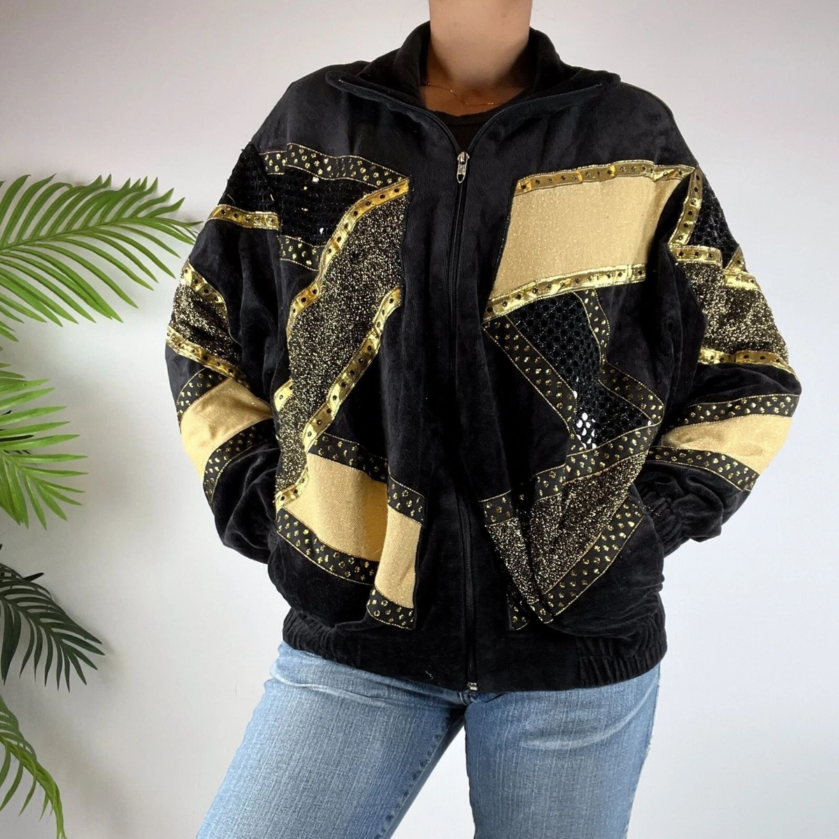 80's style outlet windbreaker jacket