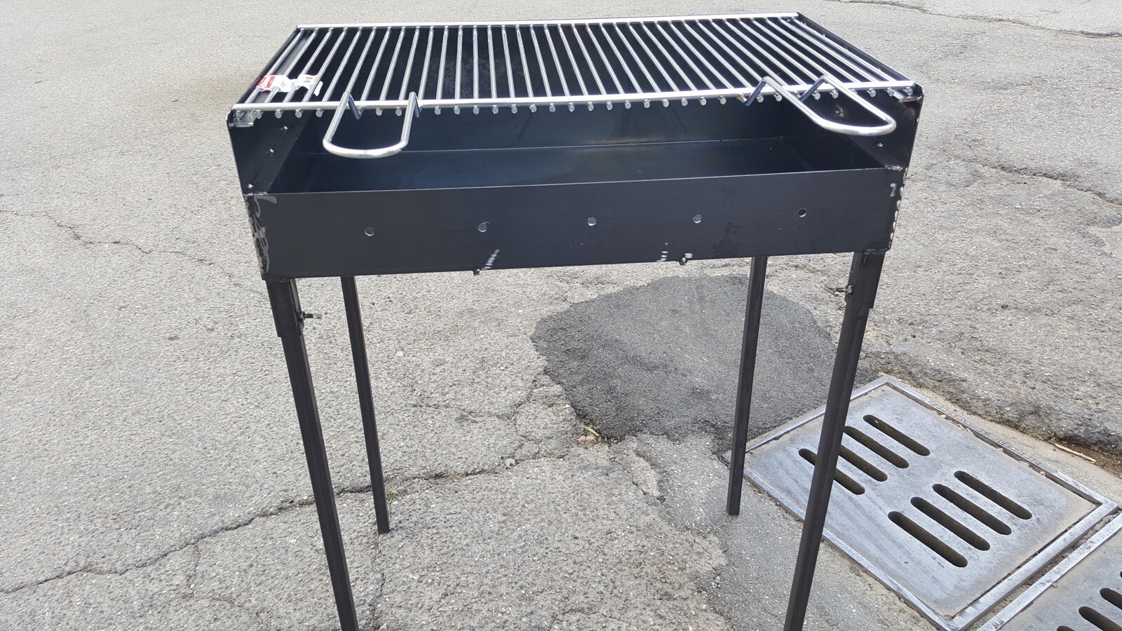 BARBECUE FERRO TIPO PESANTE ARTIGIANALE CON GRIGLIA - Foto 13