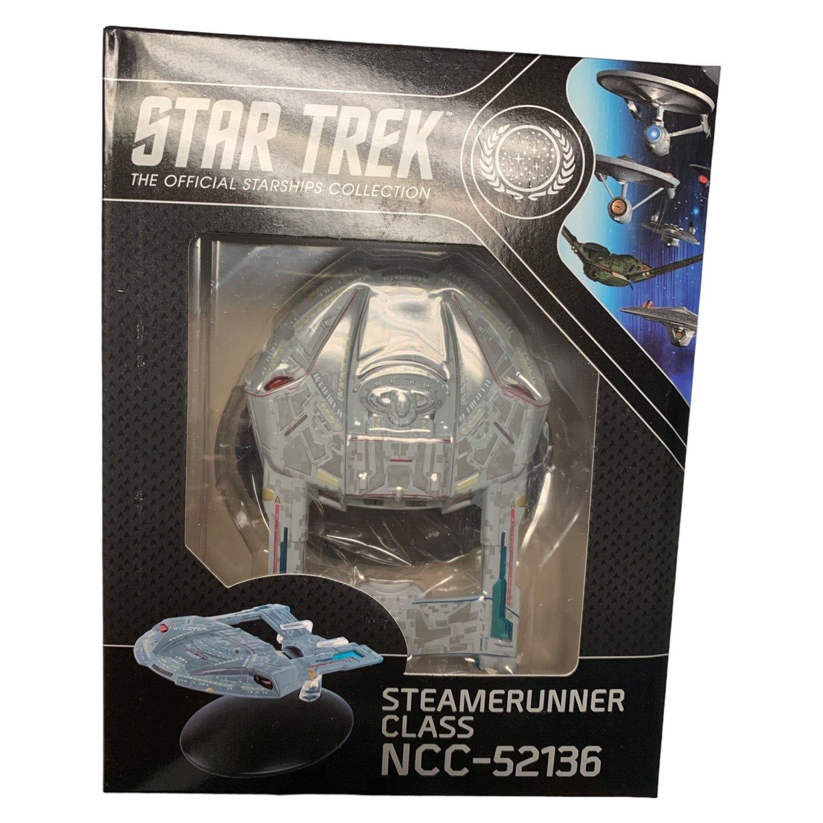 Steamrunner Class U.S.S. Appalachia starship Star Trek Eaglemoss + 