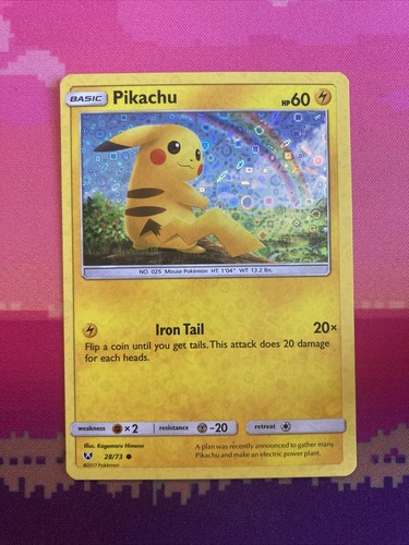 Pokemon Card Pikachu General Mills Holo 28/73 Near Mint