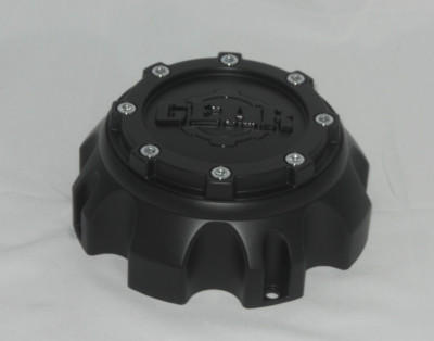 GEAR ALLOY BLACK 8 LUG WHEEL RIM CENTER CAP 6001B170-8H S1111-05 513B170-8H