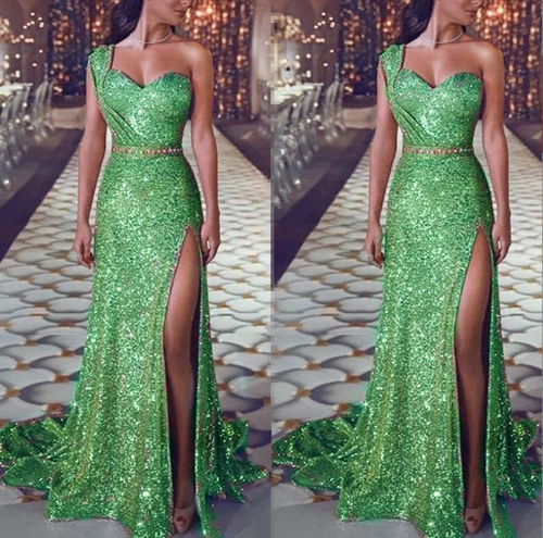 Formal Lady Wedding Evening Cocktail Party Prom Bridesmaid Ball Gown Dress Plus - Picture 16 of 31