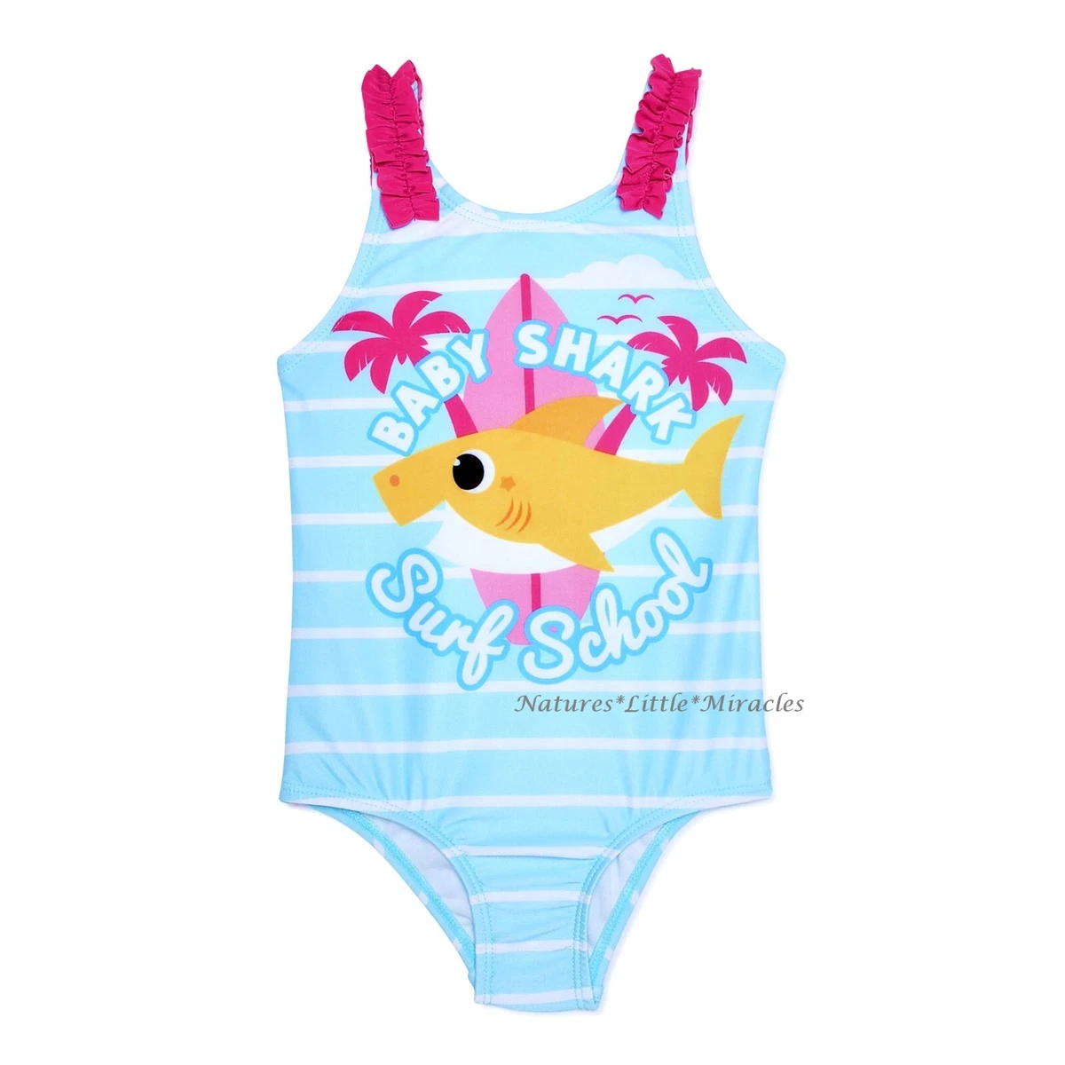 Baby shark swimsuit best sale girl