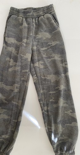 Moral Fiber Sweatpants Jogger Youth Medium Green Camouflage Camo Pull On - Picture 2 of 9