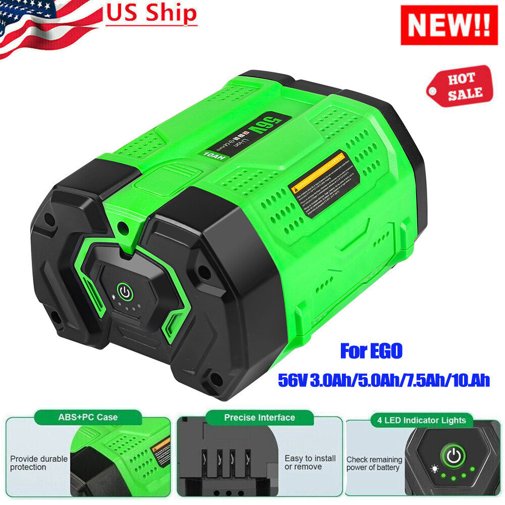 For EGO 56V 7.5Ah/10Ah/3Ah Battery BA1400T BA4200 BA2800 ST1502LB 56Volt Power