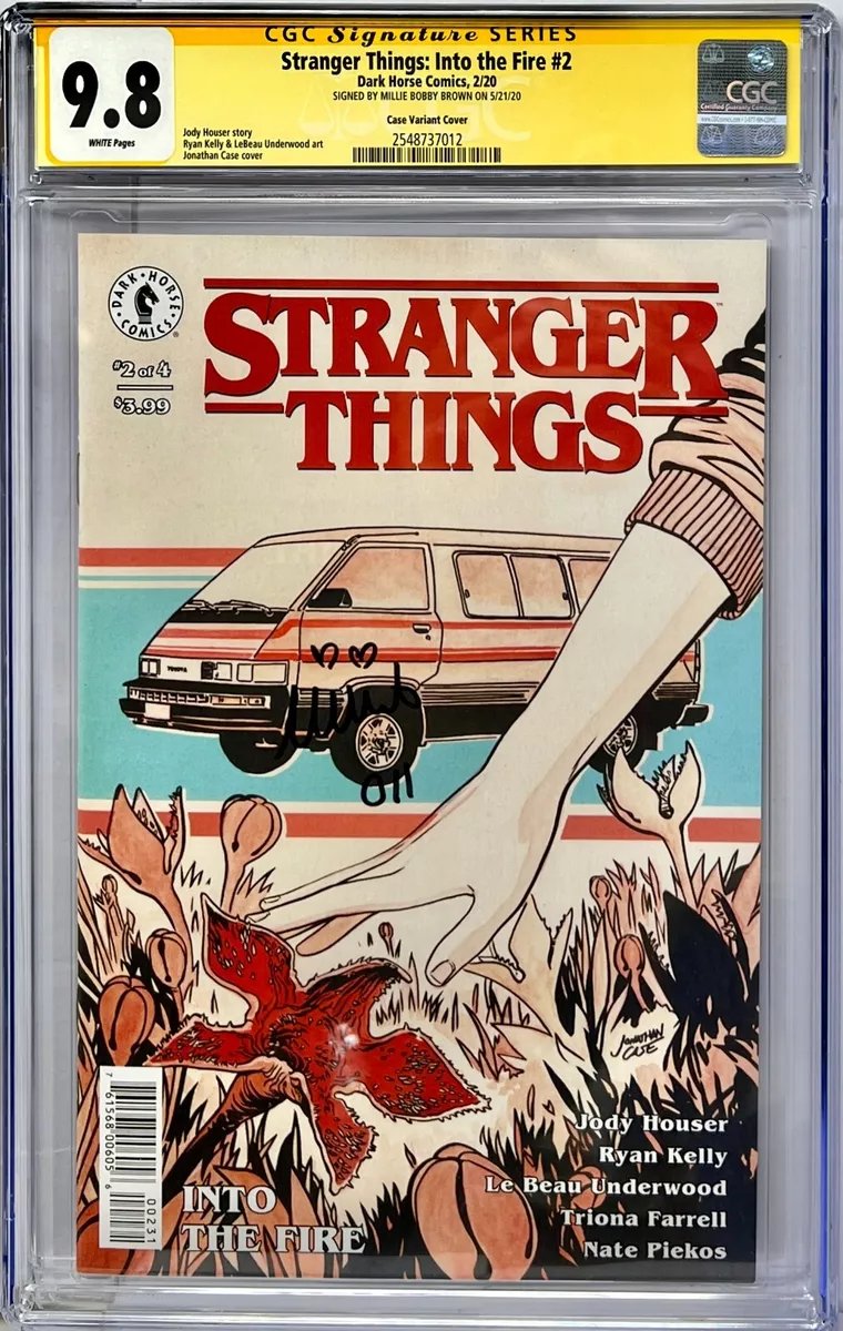 RPG Dragao Brasil #112 CGC SS 9.8 Mille Bobby Brown SIGNED Stranger Things  Cover