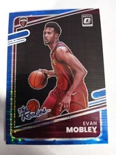 Evan Mobley 2021-22 Donruss Optic The Rookies MINT Blue Pulsar Prizm RC #3 Cavs