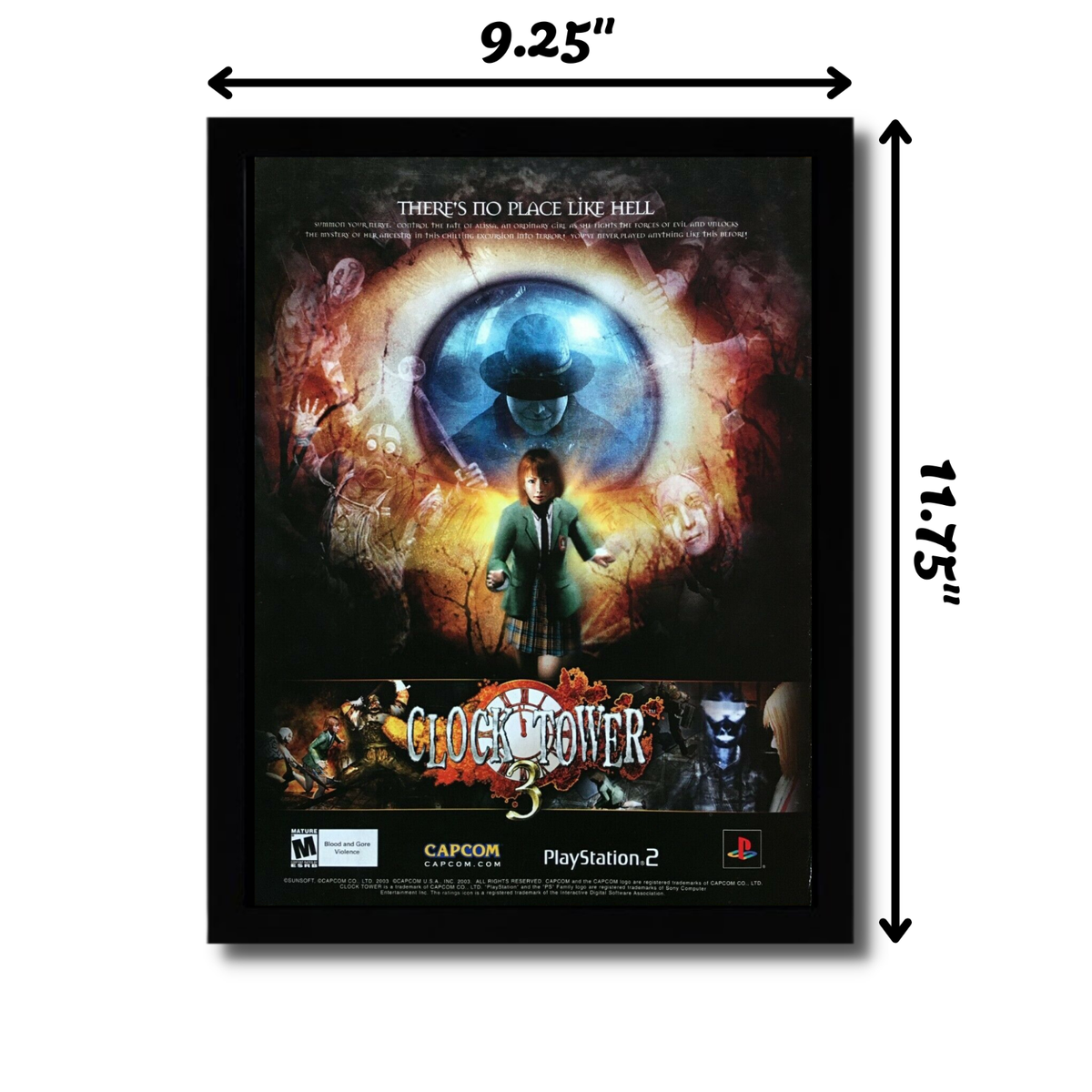 CLOCK TOWER 3」 ポスター Clock Tower 3 Framed Print Ad/Poster