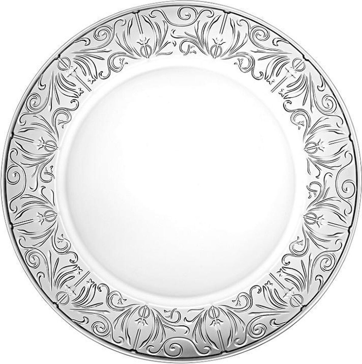 Tortenplatte Servierteller Glasplatte ohne Fuß Burano 33cm klar