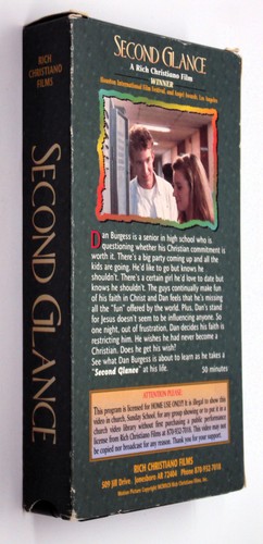 SECOND GLANCE VHS Christian High School Senior Questions His Faith Short Film - Bild 2 von 3