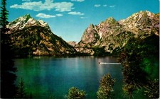 Grand Teton National Park WY Jenny Lake Postcard unused (13998)