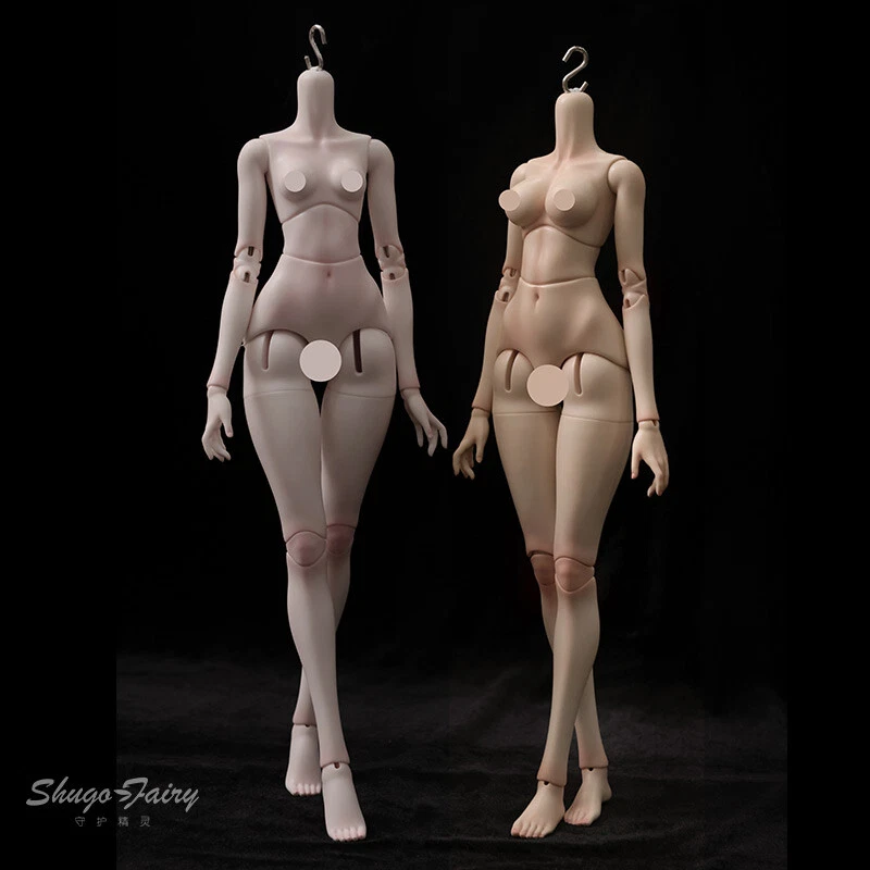 Cuerpo de muñeca Bjd 1/4 15" altura bola de resina articulada flexible cuerpo femenino regalo para mujeres Foto 3 de 4