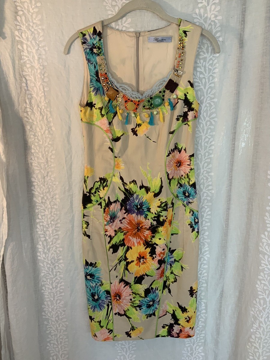 Blumarine dress floral 40 | eBay