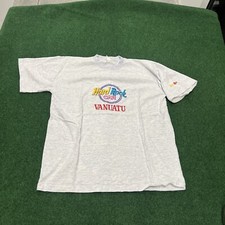 Vintage Hard Rock Cafe Vanuatu Classic T-Shirt Large Made In USA