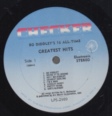 Bo Diddley's 16 all-time greatest hits lp | eBay