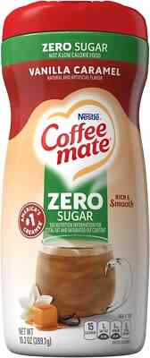 Nestle Coffee-Mate Kaffeesahnekännchen zuckerfrei Vanille Karamell 10,2 Oz.