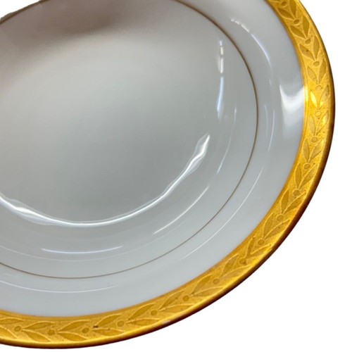 Sango Royalty Pattern White Gold Trim Fruit Bowl 5.5" Dessert Sauce 1970s - Picture 2 of 5