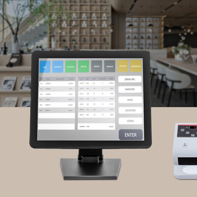 17 Zoll LCD TouchScreen POS USB LCD-Touchscreen Kassenmonitor für Kassensystem