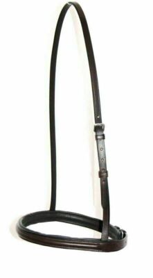 Bandeau De Nez (cavesson) En Cuir Rembourré FSS – Pour Cheval