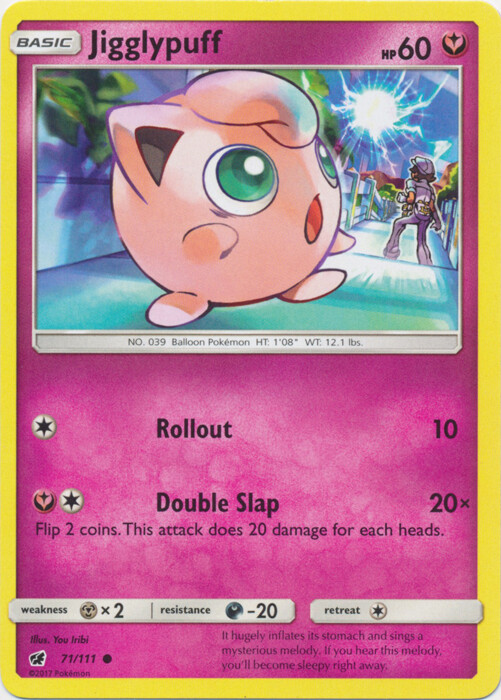 Pokemon Jigglypuff - 71/111 - Common NM-Mint Crimson Invasion