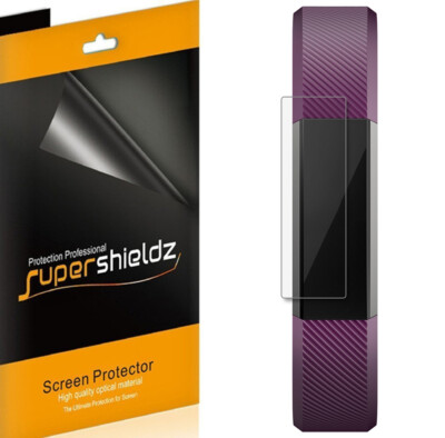 6X Supershieldz Clear Full Coverage Screen Protector Saver for Fitbit Alta