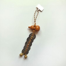 风水五帝钱挂件驱邪招财转运Copper ancient coins + Fengshui Gourd pendant for (car/family)