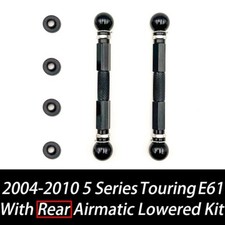 For BMW 5 Series Touring E61 Adjustable Air Suspension Lowering Link Kit *REAR