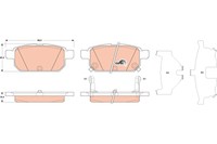 BremsbelÄGe Suzuki T. Swift 10- MIT Sensor