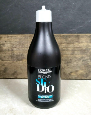 L'Oreal Studio BLOND ~ POST LIGHTENING SHAMPOO, 16.9 oz 500 ml ~ BROKEN PUMP