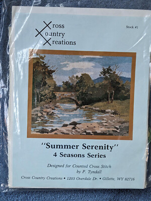 4 Seasons Series: Summer Serenity Cross Stitch | Cross Country Creations