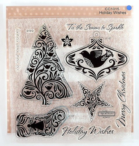 Close to My Heart CTMH Holiday Wishes CC1015 Cricut Art Philosoph Stamp Set #13a - Picture 2 of 2