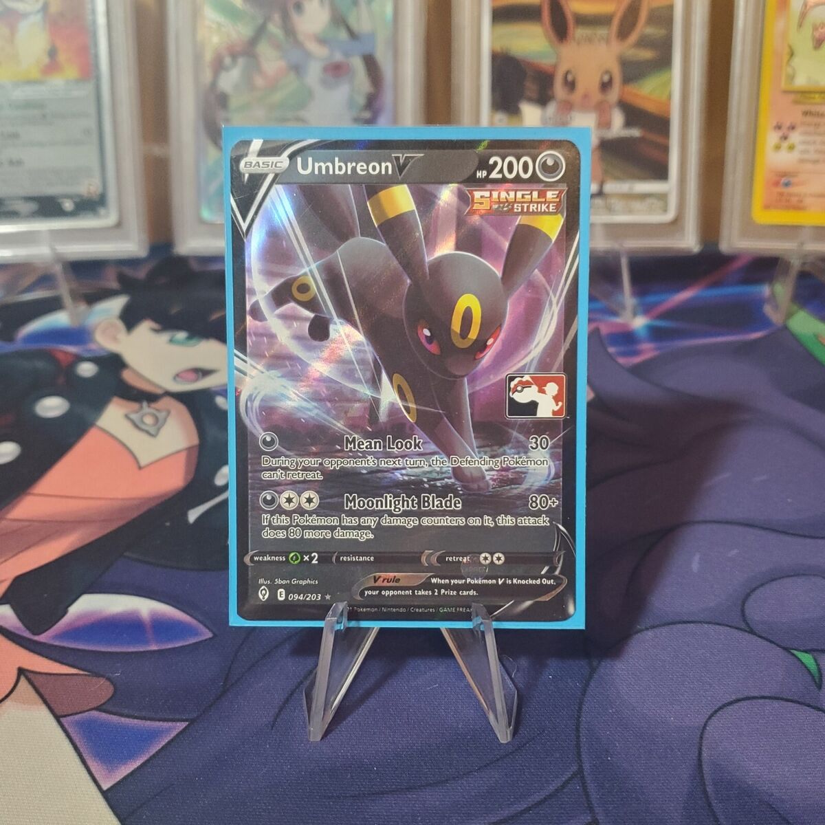 Umbreon V 094/203 Prize Pack Series One 1 Play Pokemon Umbreon V 094/203 Prize Pack Series One 1 Play Pokemon