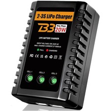 Caricabatterie LiPo 2S 3S 7.4V 11.1V RC bilanciamento LED sicurezza