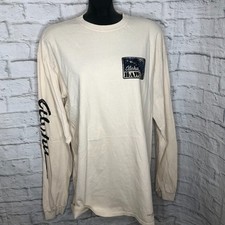 NEW Crazy Shirts Aloha Hawaii Coconut Dyed Long-Sleeve T-shirt Graphic Print XL